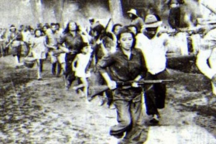 DOKUMENTASI peristiwa heroik Bandung Lautan Api (BLA), 23 Maret 1946.